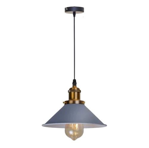 Rsylight Retro Dekoratif Tekli Gri Rustik Metal Sarkıt Avize 22 Cm ürün görseli 1