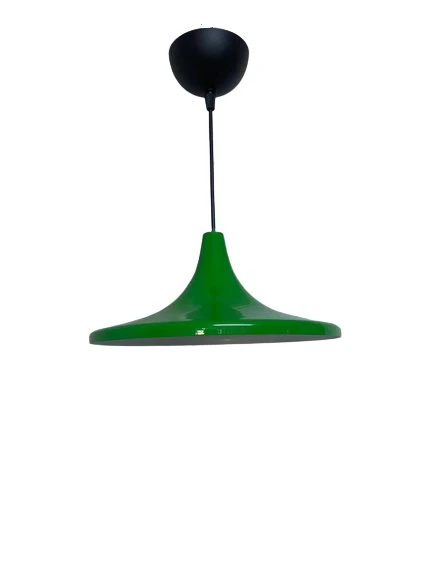 Rsylight Retro Metal Dekoratif Rustik Yeşil Tekli Sarkıt Avize Çap 27 CM ürün görseli 1