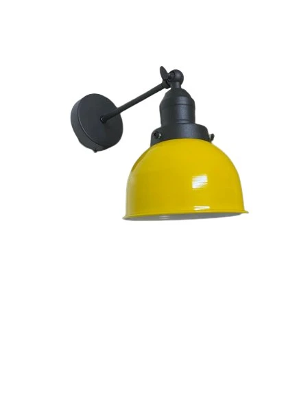 Rsylight Retro Metal Dekoratif Rustik Sarı Mafsallı Duvar Aplik ürün görseli 1