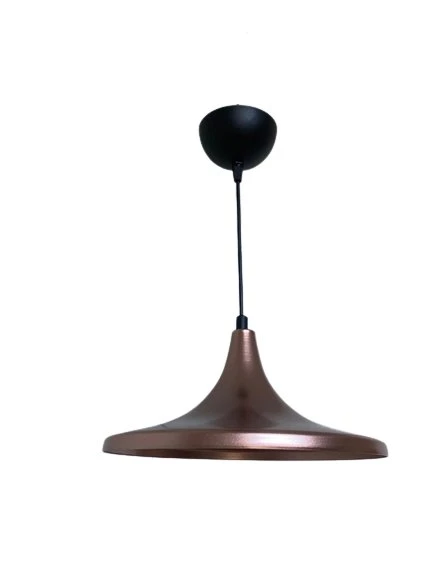 Rsylight Retro Metal Dekoratif Rustik Bakır Tekli Sarkıt Avize Çap 27 CM ürün görseli 1