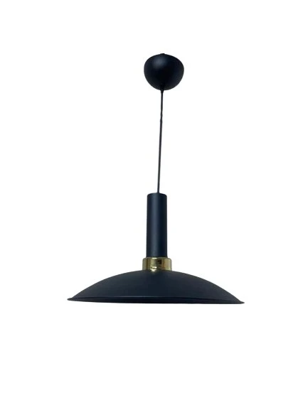 Rsylight Retro Metal Dekoratif Siyah Rustik Tekli Sarkıt Avize Çap 35 cm ürün görseli 1