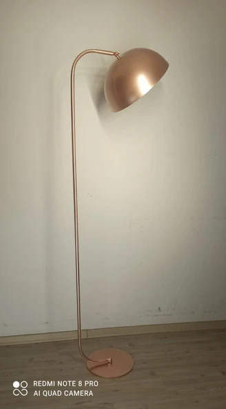 Rys Retro Metal Dekoratif Rustik Mafsallı Bakır Rustik Köşe Lambası Başlık Çap:40 cm ürün görseli 1