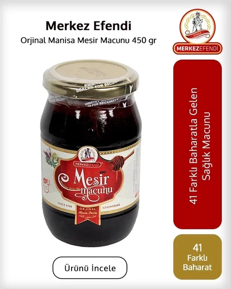 Merkez Efendi Orjinal Manisa Mesir Macunu 450 gr ürün görseli 1