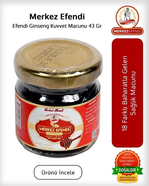 Merkez Efendi Ginseng Macunu 43 Gr ürün görseli 1