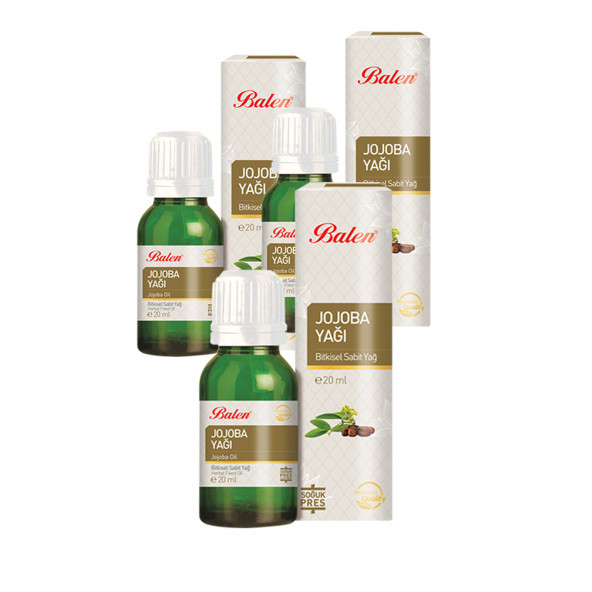 3 Kutu Balen Jojoba Yağı 20 ml Jajoba Yağı ürün görseli 1