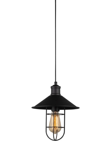 Rys Retro Metal Kafesli Tekli Sarkıt Avize Çap.23 cm ürün görseli 1