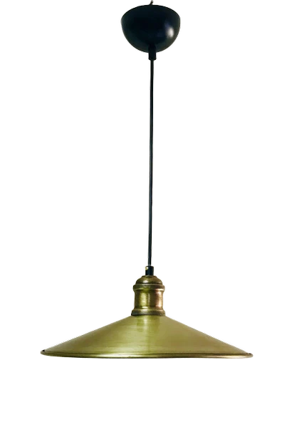 Retro Metal Sarkıt Avize Rustik Tekli Sarkıt Eskitme Cafe Mutfak Aydınlatma 40 cm ürün görseli 1