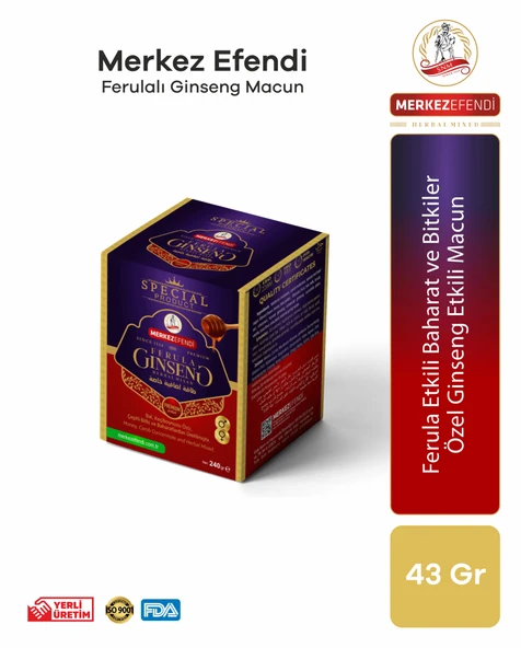 Mesir Macunu Performans Serisi 43 Gr Ginseng ve 10Adet Tek Kullanımlık  Mesir Macunu ürün görseli 1