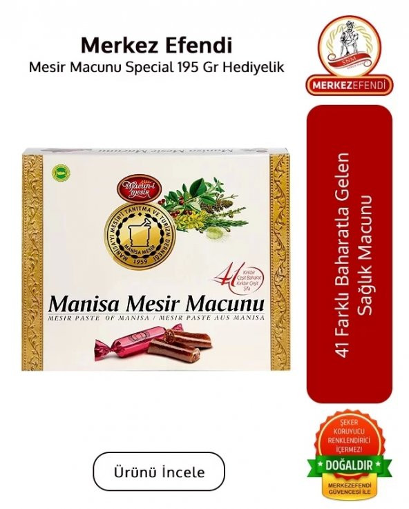 Mesir Macunu Special 195 Gr Hediyelik ürün görseli 1