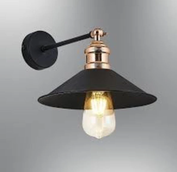Retro Mafsalı Aplik 23cm Rustik Aplik Metal Aplik ürün görseli 1