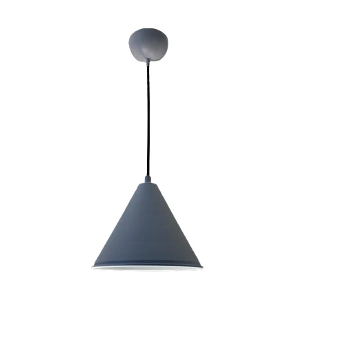 Rsylight Retro Gri Metal Dekoratif Tekli Kafe Mutfak Aydınlatma Avize Çap:23cm ürün görseli 1