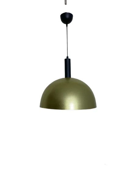 Rsylight Retro Gold Metal Dekoratif Tekli Kafe Mutfak Aydınlatma Avize Çap:30cm ürün görseli 1