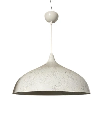 Rsylight Retro Beyaz Mermer Desenli Dekoratif Tekli Rustik Metal Sarkıt Avize 43 Cm ürün görseli 1