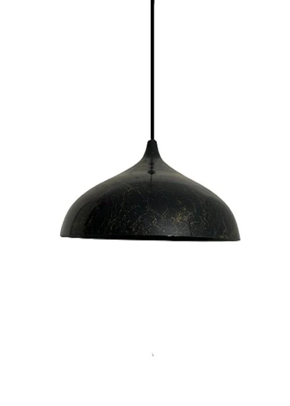 Rsylight Retro Siyah Eskitme Desenli Dekoratif Tekli Rustik Metal Sarkıt Avize 43 Cm ürün görseli 1