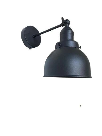 Rsylight Retro Metal Dekoratif Rustik Siyah Mafsallı Duvar Aplik ürün görseli 1