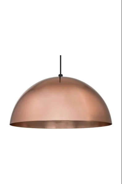 Rsylight Retro Metal Dekoratif Rustik Bakır Tekli Sarkıt Avize Çap 40 cm ürün görseli 1