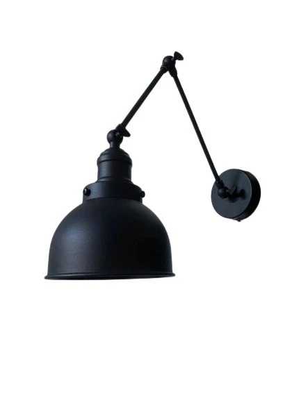 Rsylight Retro Metal Dekoratif Akrobatik Rustik Siyah Mafsallı Duvar Aplik ürün görseli 1