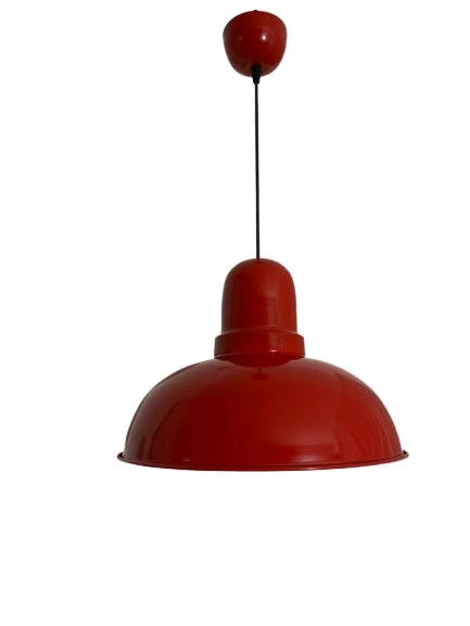 Rsylight Retro Dekoratif Tekli Kırmızı Rustik Metal Sarkıt Avize 33 Cm ürün görseli 1