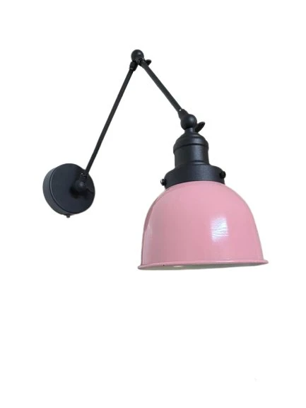 Rsylight Retro Metal Dekoratif Akrobatik Rustik Pembe Mafsallı Duvar Aplik ürün görseli 1