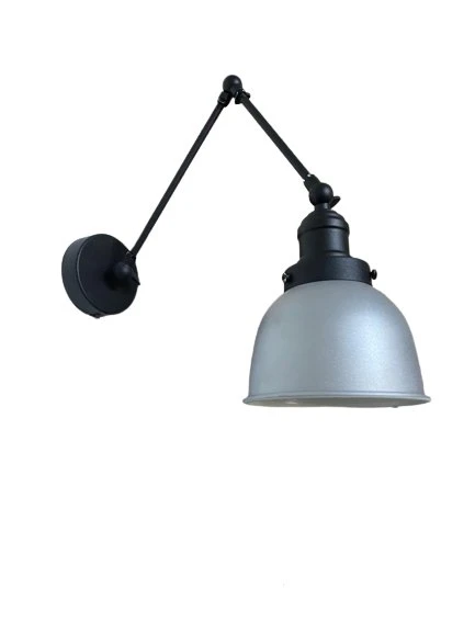 Rsylight Retro Metal Dekoratif Akrobatik Rustik Gri Mafsallı Duvar Aplik ürün görseli 1