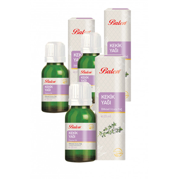 3 Kutu Balen Kekik Yağı 20 ML ürün görseli 1