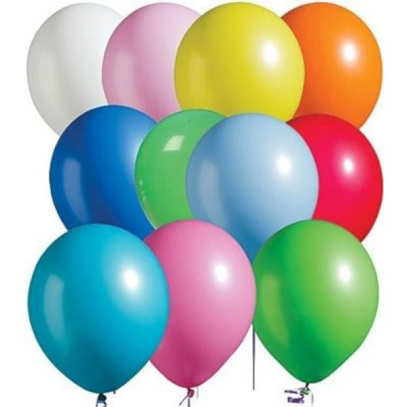 nistabolje Renkli Balon 75 Li Karışık Renk Parti Doğum Günü Kutlama Özel Günler ürün görseli 1