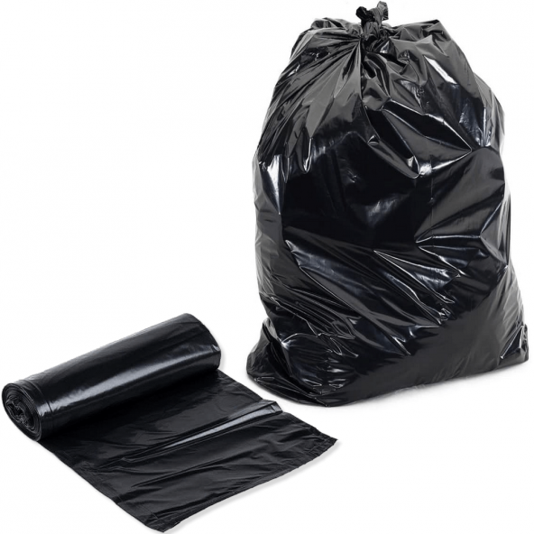nistabolje Jumbo Çöp Poşeti 75x90 Endüstriyel 10lu x 2 Paket Battal Çöp Torbası ürün görseli 1