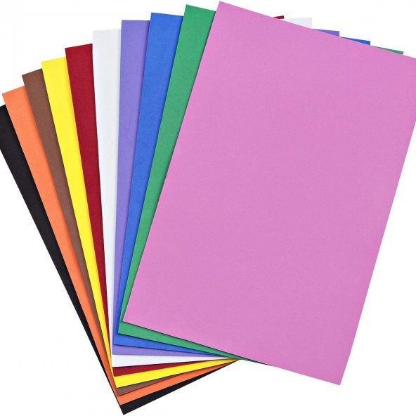 nistabolje 20 Adet A4 Renkli Fon Kartonu 23 X 34 Cm 10 Renk ürün görseli 1