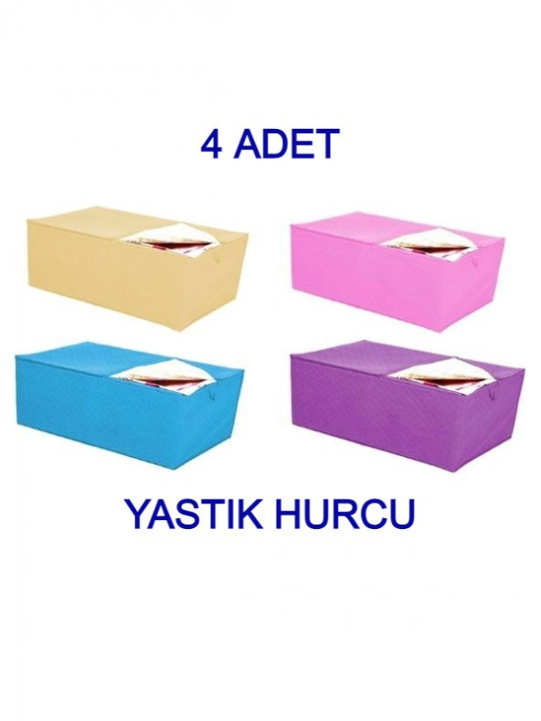 nistabolje 4 Adet Hurç Yastık Hurcu 65x38x24 cm Orta Boy ürün görseli 1