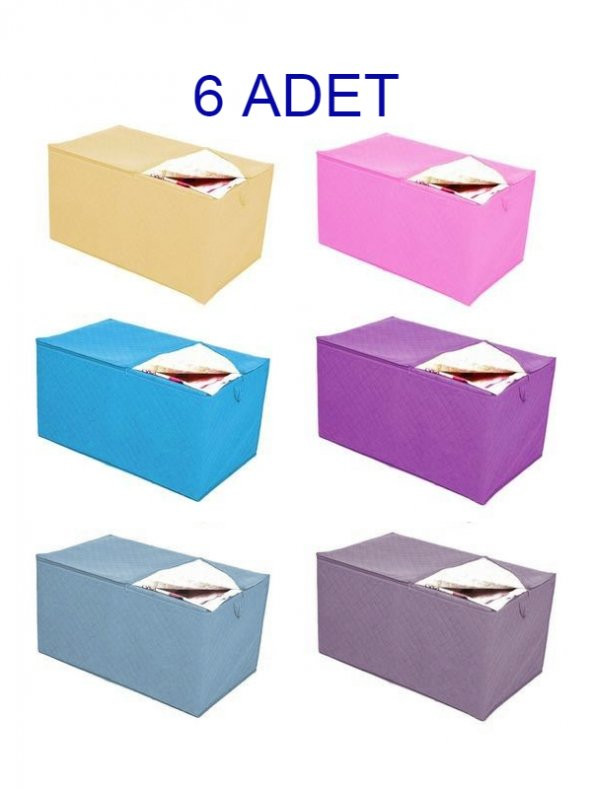 nistabolje 6 Adet Hurç Yorgan Hurcu 100x50x40 cm Büyük Mega Boy ürün görseli 1