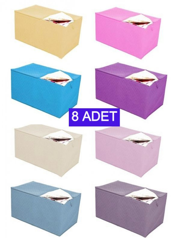 nistabolje 8 Adet Hurç Yorgan Hurcu 100x50x40 cm Büyük Mega Boy ürün görseli 1
