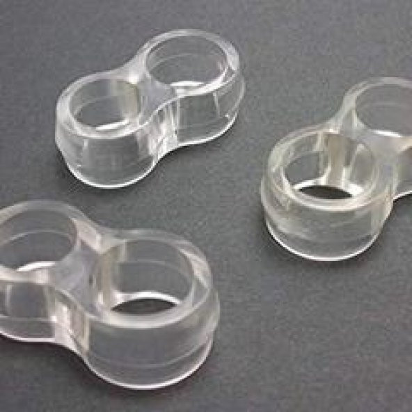 nistabolje Plastik 8 Li Kapı Kolu Pencere Stoperi, Kapı Arkası Duvar Koruyucu Tampon, Silikon Durdurucu ürün görseli 1