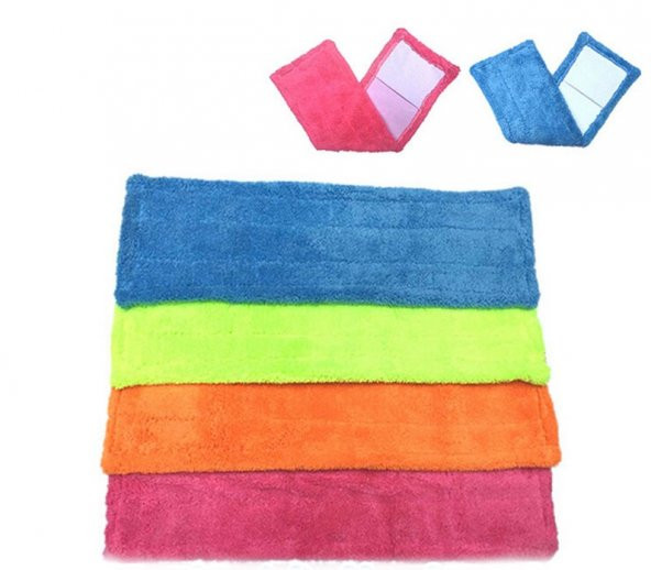 nistabolje 4 Adet 40 cm Mop Yedek Bezi Mikrofiber Mop Bezi Mop Yedeği ürün görseli 1