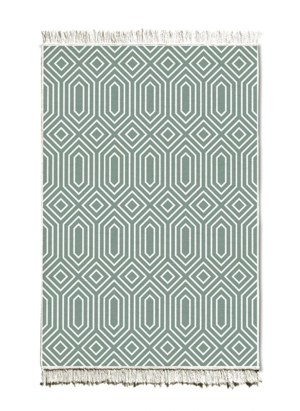 The Mia Kilim Çift Taraflı Green 150x100 cm ürün görseli 1