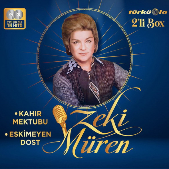 ZEKİ MÜREN - ESKİMEYEN DOST & KAHIR MEKTUBU (2 Lİ BOX) (2 CD) (2022) ürün görseli 1