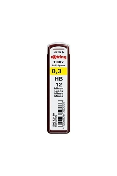 ROTRING MIN 03mm 2B TEKLI (S0312410) ürün görseli 1