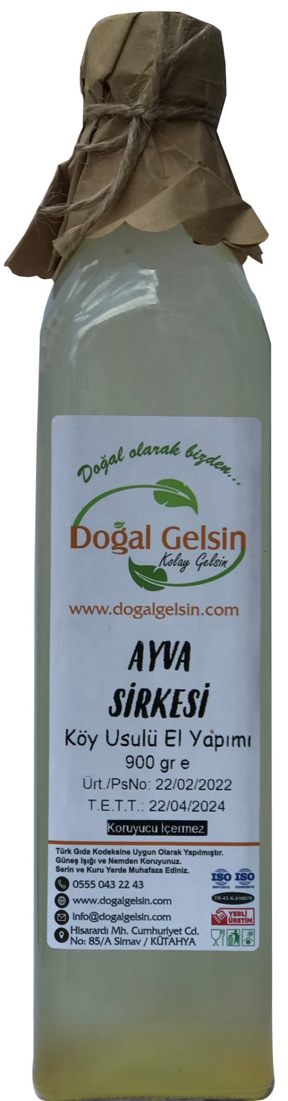 Doğal Gelsin Ayva Sirkesi - 500 ml ürün görseli 1