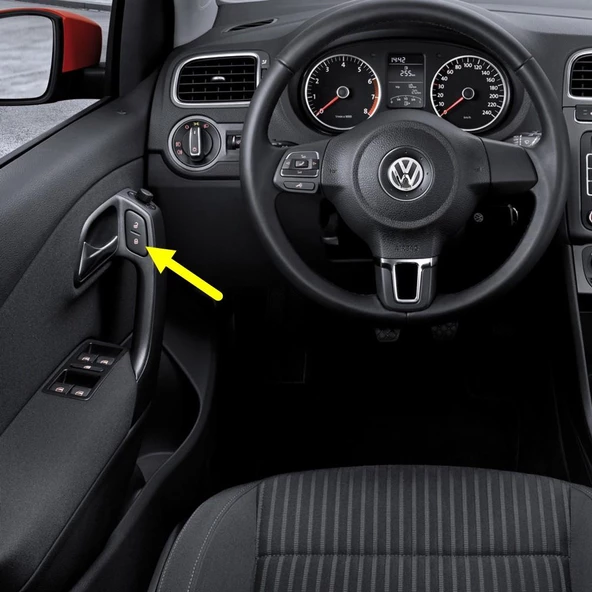 VW Polo 2010-2014 Merkezi Kapı Kilitleme Düğmesi Butonu 6R1962125A ürün görseli 1