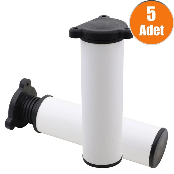 Ayarlanabilir Mobilya Kanepe Baza Koltuk Metal Destek Yükseltici Destek Ayağı Beyaz Ayak 15cm 5 Adet ürün görseli 1