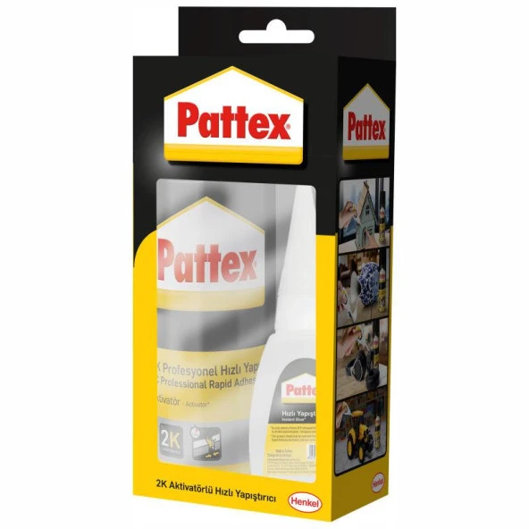 PATTEX YAPISTIRICI HIZLI 2K 100ML+25ML 2645988 ürün görseli 1