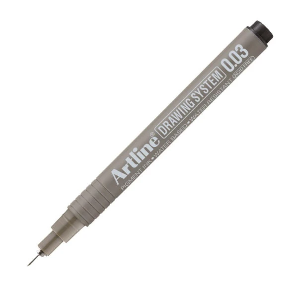 ARTLINE CIZIM KALEMI 003mm SIYAH (2303) ürün görseli 1