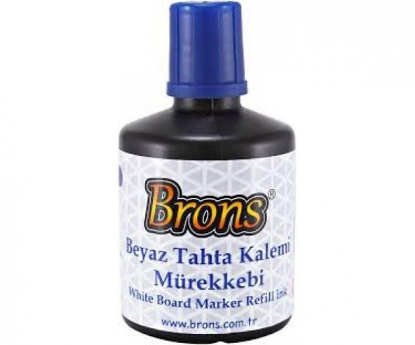 BRONS 100ml BOARD MARKER MUREKKEBI MAVI (BR-354) ürün görseli 1