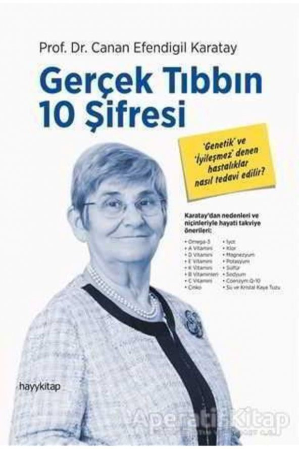 Gerçek Tıbbın 10 Şifresi Canan Efendigil Karatay ürün görseli 1