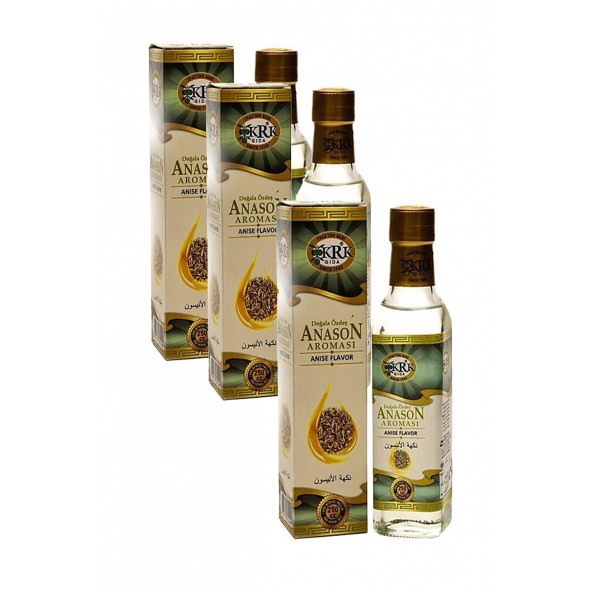 3 Kutu Krk Gıda Anason Aroması 250 ml ürün görseli 1