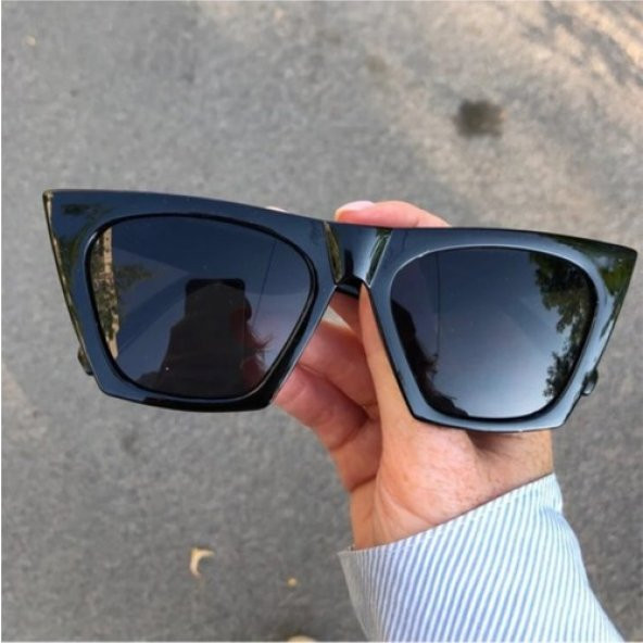 Klasik Siyah Cat Eye Güneş Gözlüğü ürün görseli 1