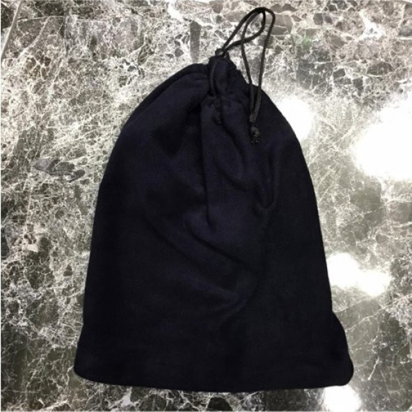 Unisex Siyah Polar Boyunluk - Resim 2