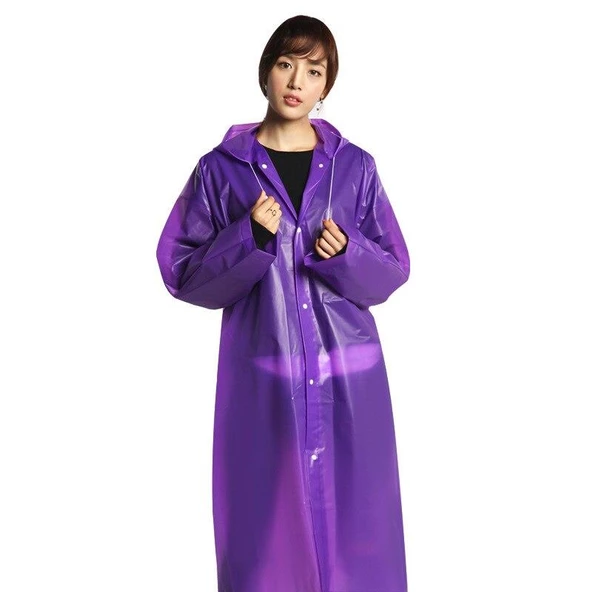 Marlux Unisex Yağmurluk MRC-801  Mor - Resim 4