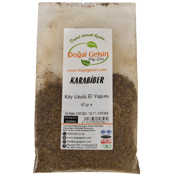 Doğal Gelsin Karabiber - 40 gr ürün görseli 1