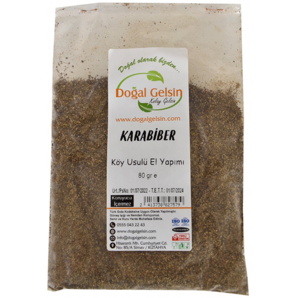 Doğal Gelsin Karabiber - 80 gr ürün görseli 1