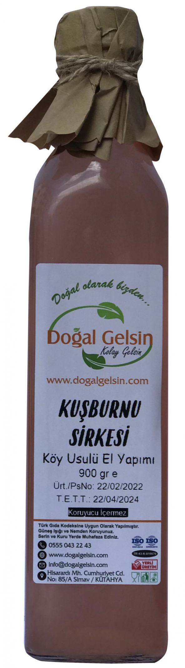 Doğal Gelsin Kuşburnu Sirkesi - 500 ml ürün görseli 1